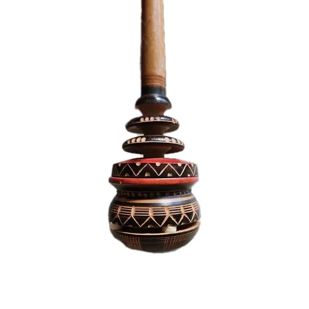 Mexican Hand Carved Wooden Molinillo Whisk For Frothing Hot Chocolate 10